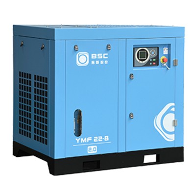 鲍斯YNF11-8|B空压机 11KW1.7m³/min单级压缩永磁变频螺杆机图2