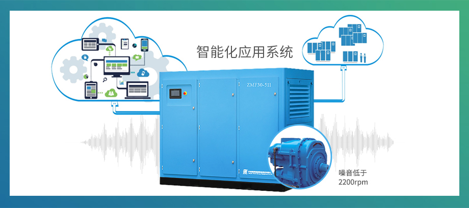 鲍斯2.0系列BMF22-8单级永磁变频22KW3.3立方螺杆空压机