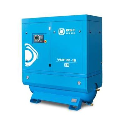 鲍斯YMF22-16/22KW1.6立方16公斤激光切割专用一体螺杆空压机图1