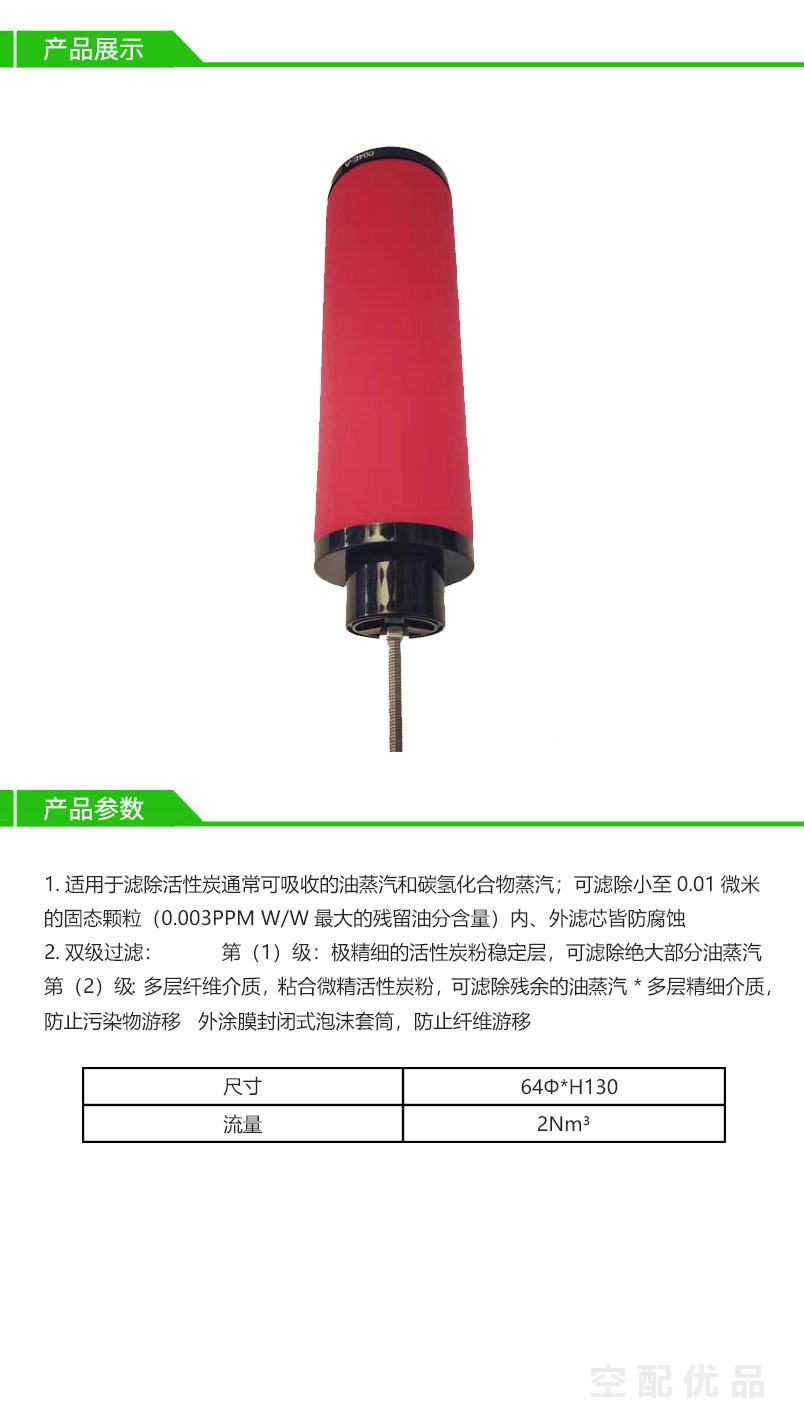 阿一多2m³高效过滤器滤芯002E-A
