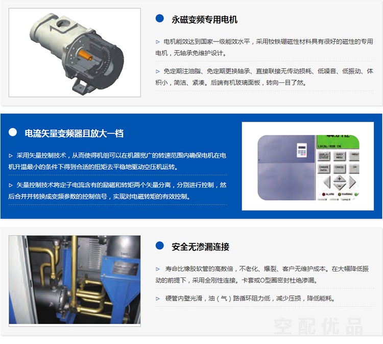 斯可络SCR100PM-10公斤/75KW2.83-11.8立方永磁变频空压机