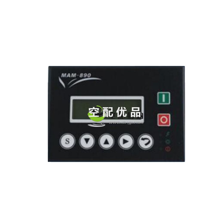 MAM890控制器/空压机PLC微电脑工频一体机控制器面板