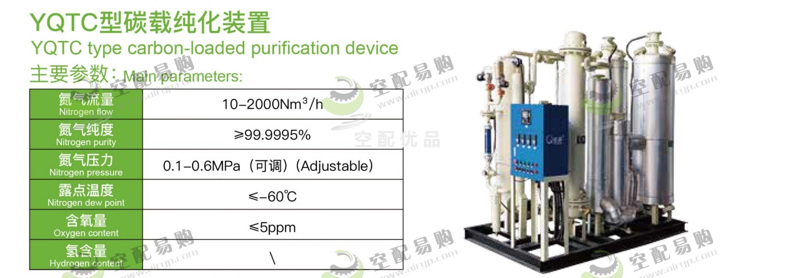 佑侨YQTC-60碳载纯化装置