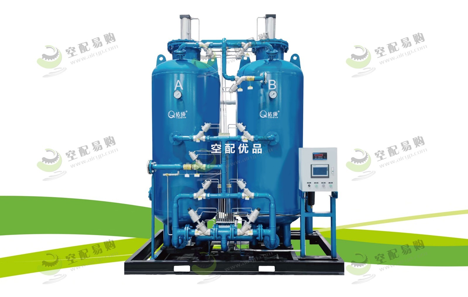佑侨YQB-650N双塔式制氮机 高纯度98%产气量650Nm³/H