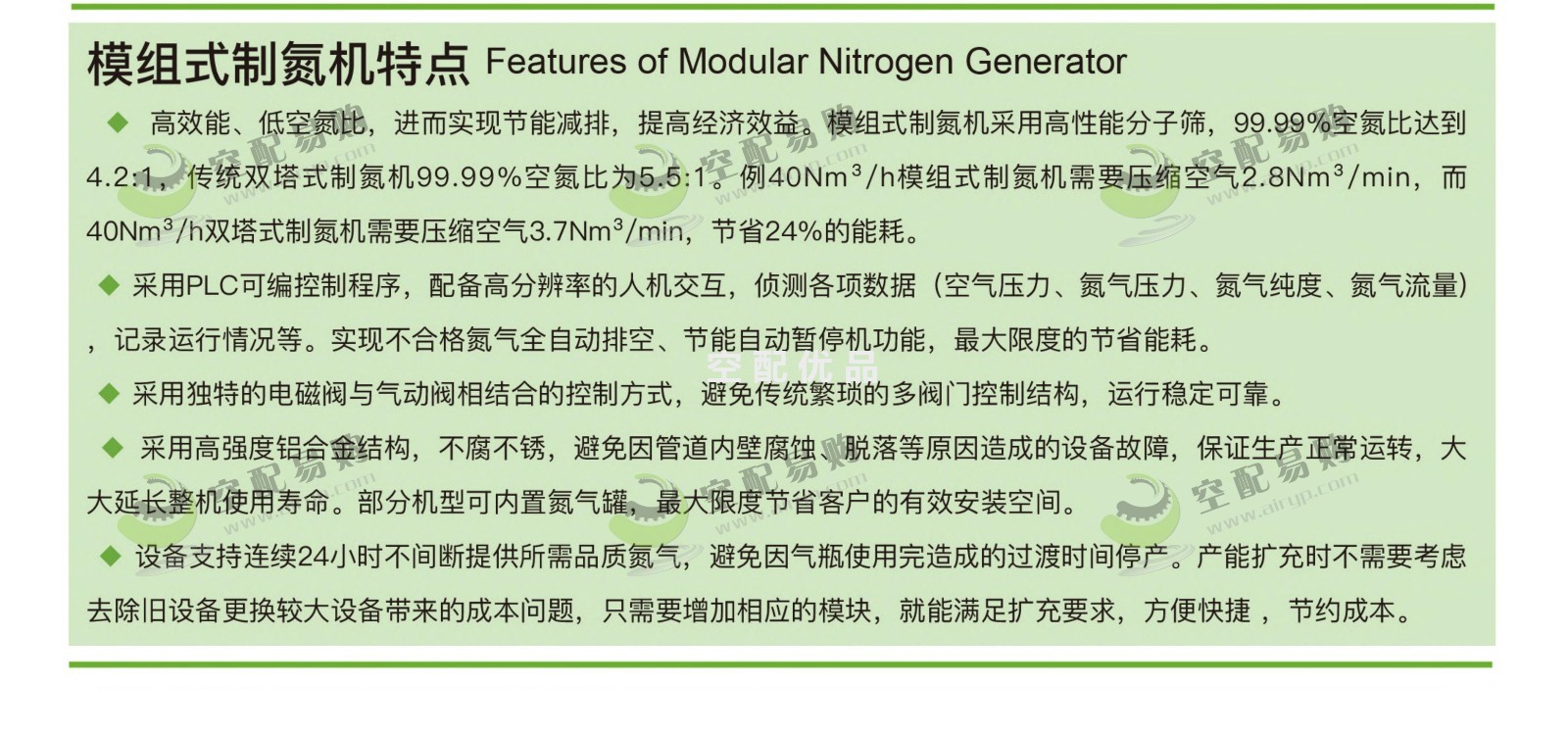 佑侨YQG-5MZ模组式制氮机 纯度99.99%产气量5Nm³/H