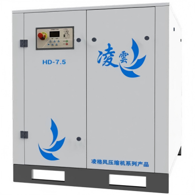 凌格风凌云HD-7.5永磁变频7.5KW1立方螺杆空压机图1